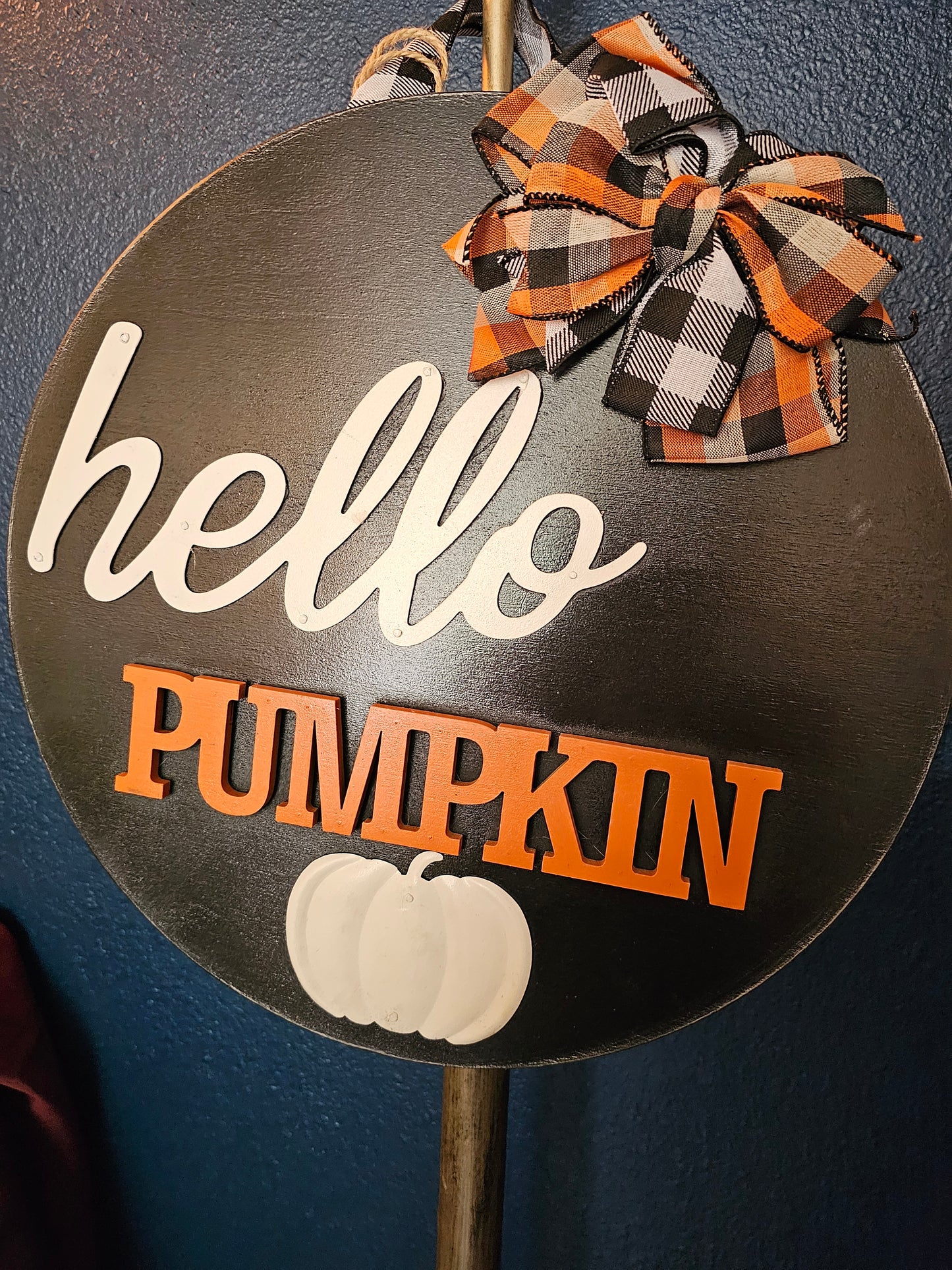 Fall Decor Wood Wreath