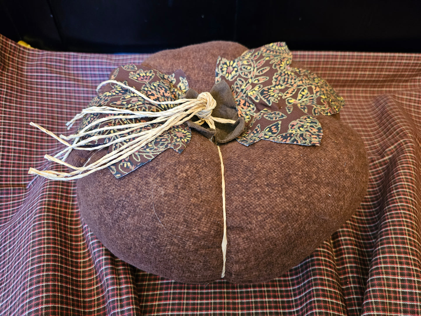 Handmade Fabric Pumpkins