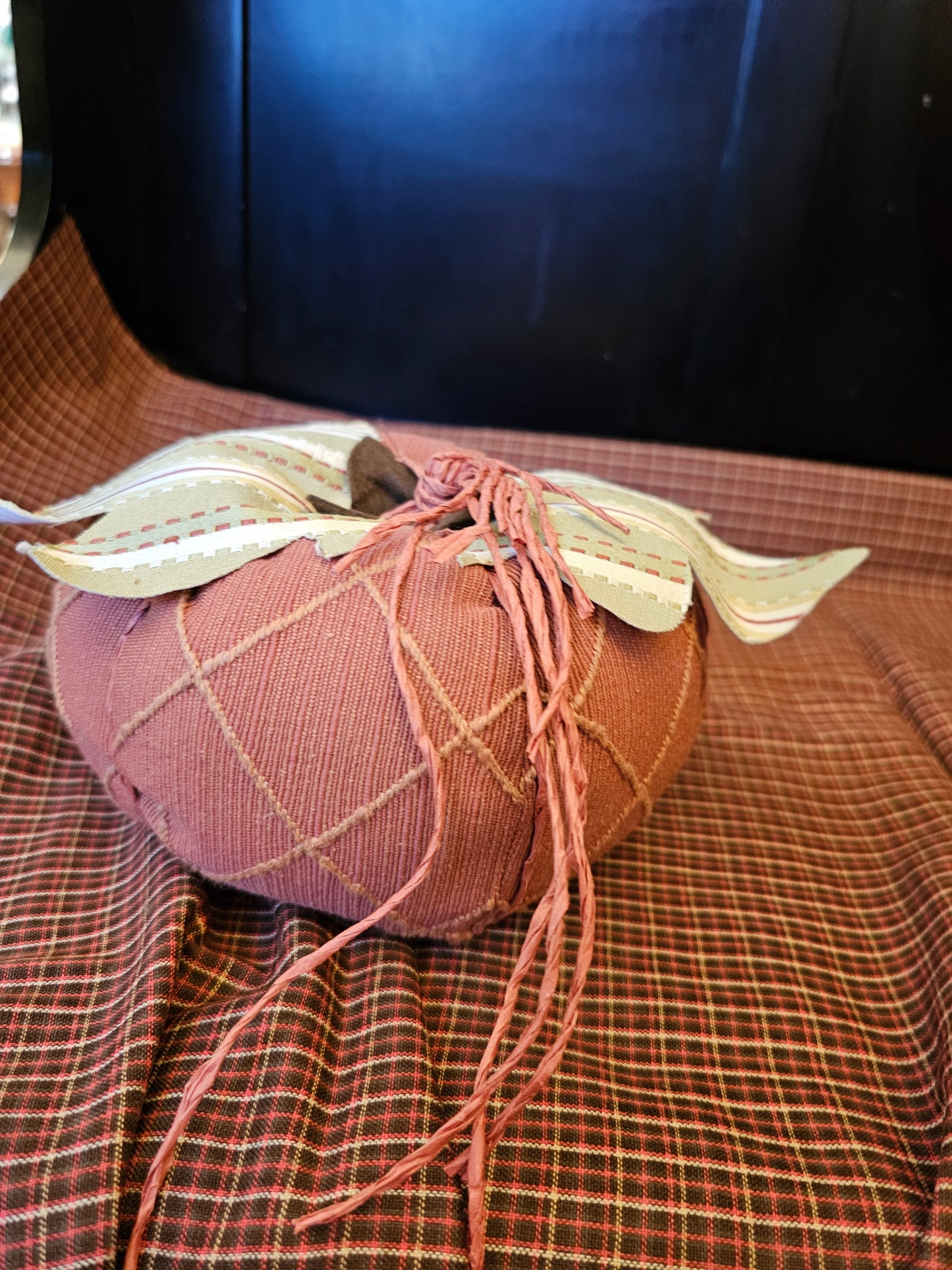 Handmade Fabric Pumpkins