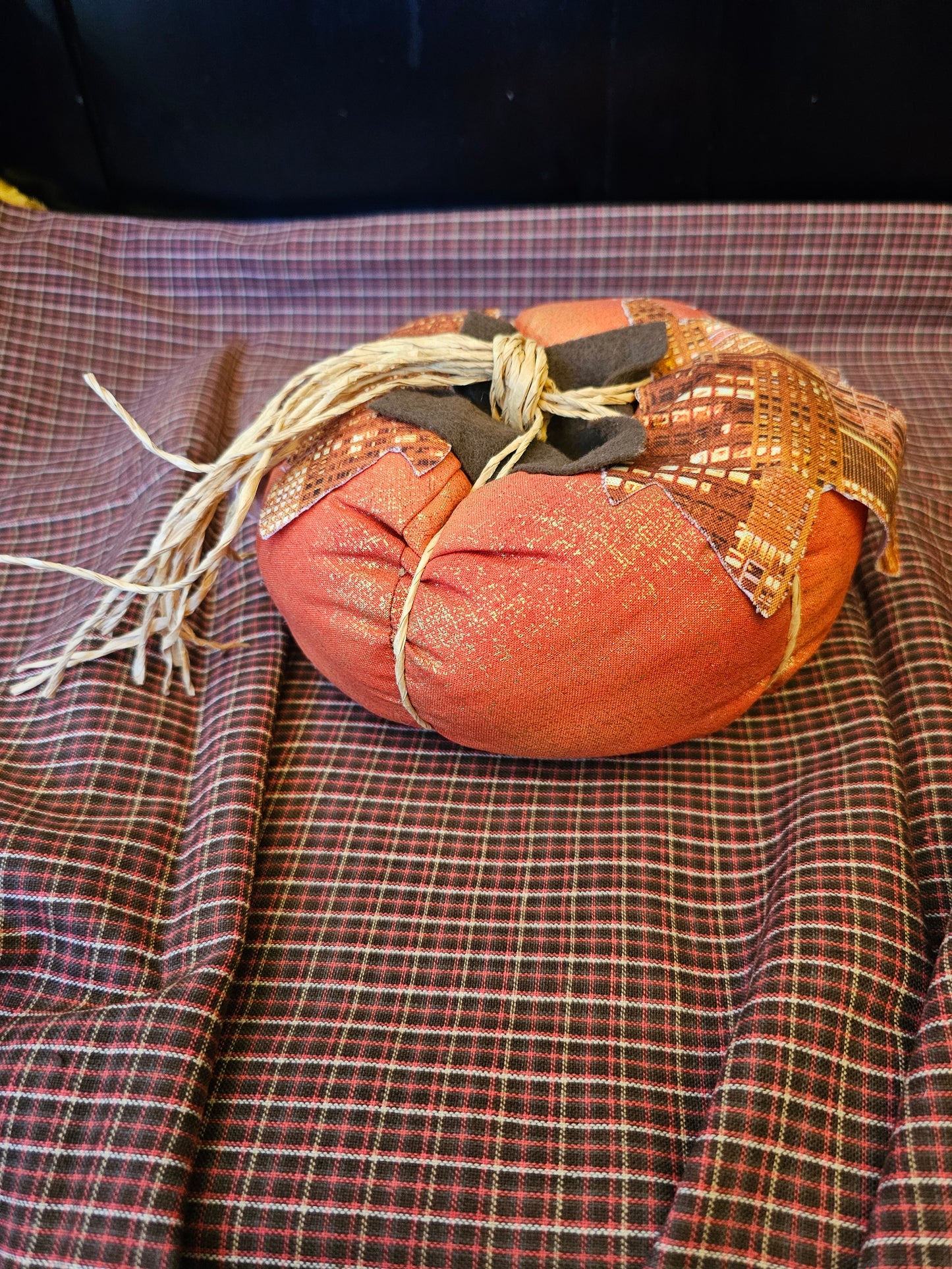 Handmade Fabric Pumpkins