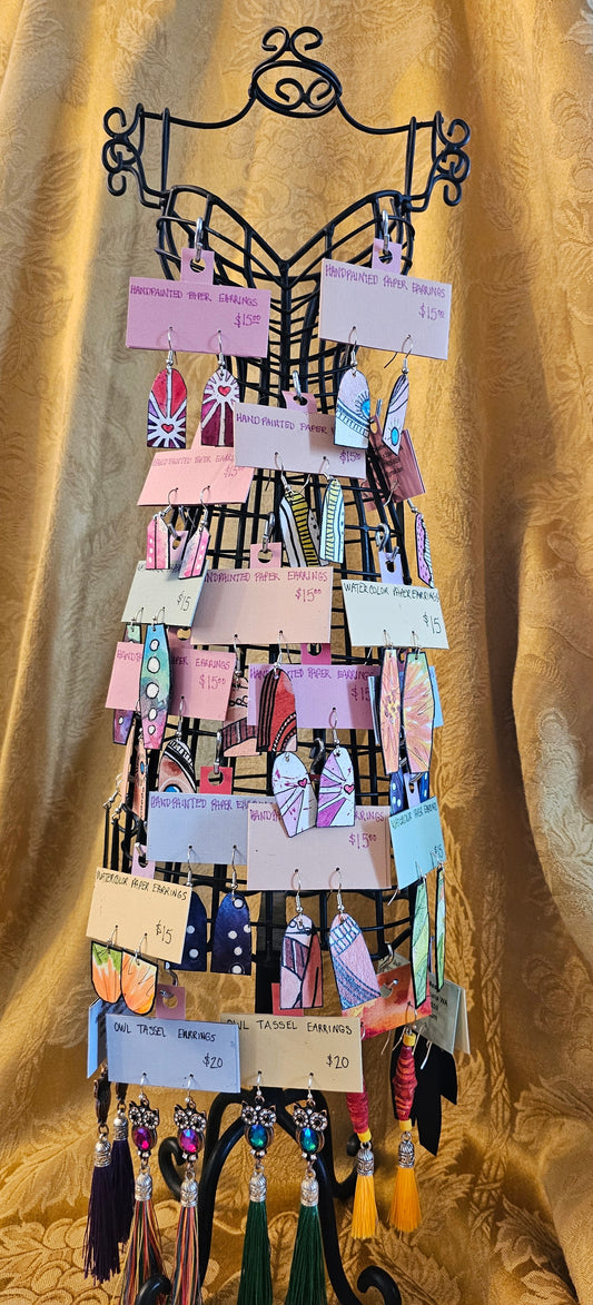 Handmade Paper Earrings