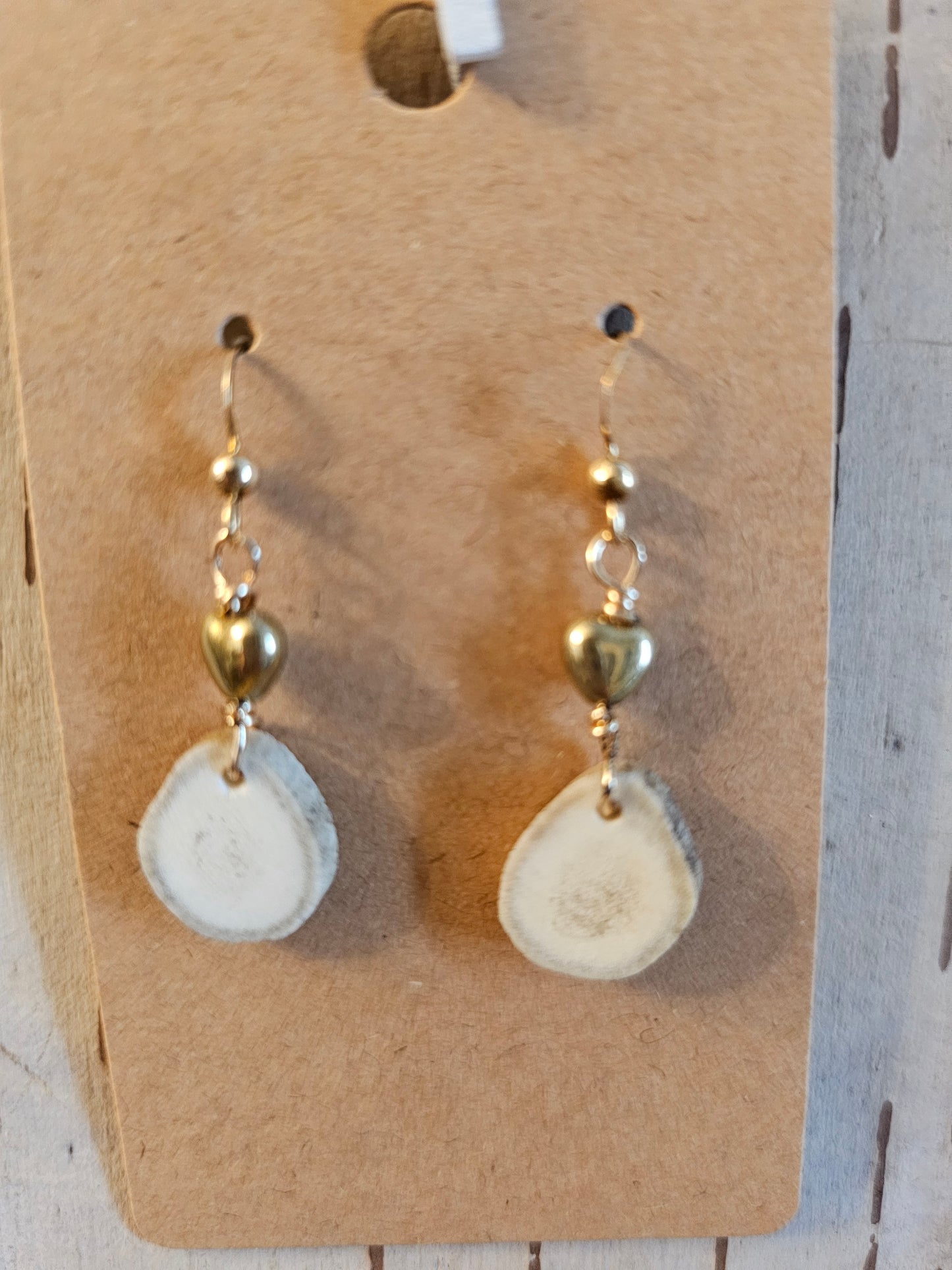 Antler Earrings Handmade