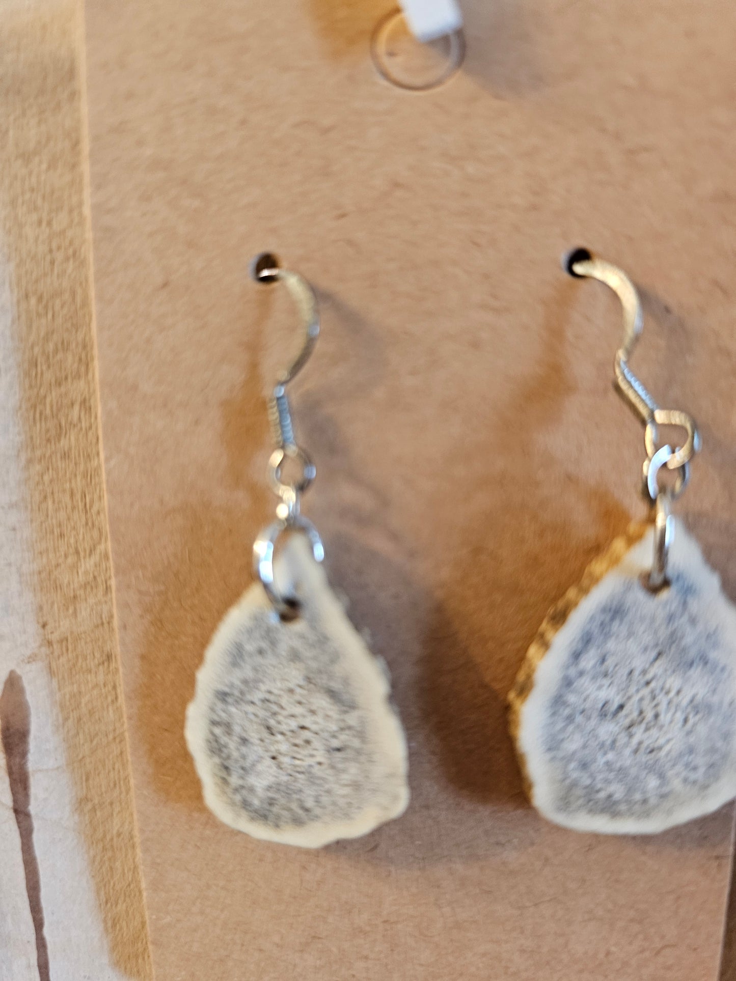 Antler Earrings Handmade