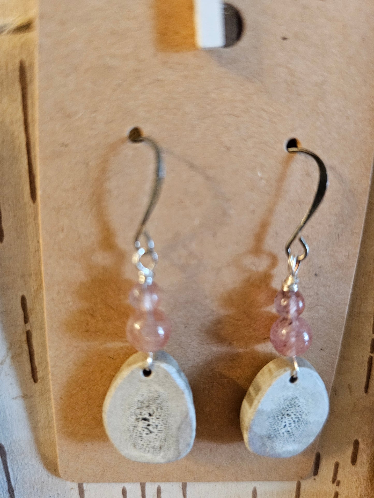 Antler Earrings Handmade