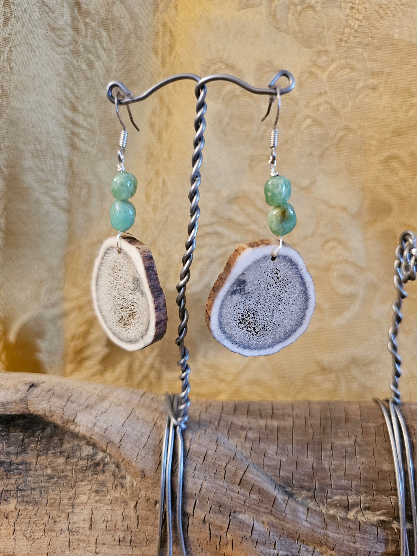 Antler Earrings Handmade