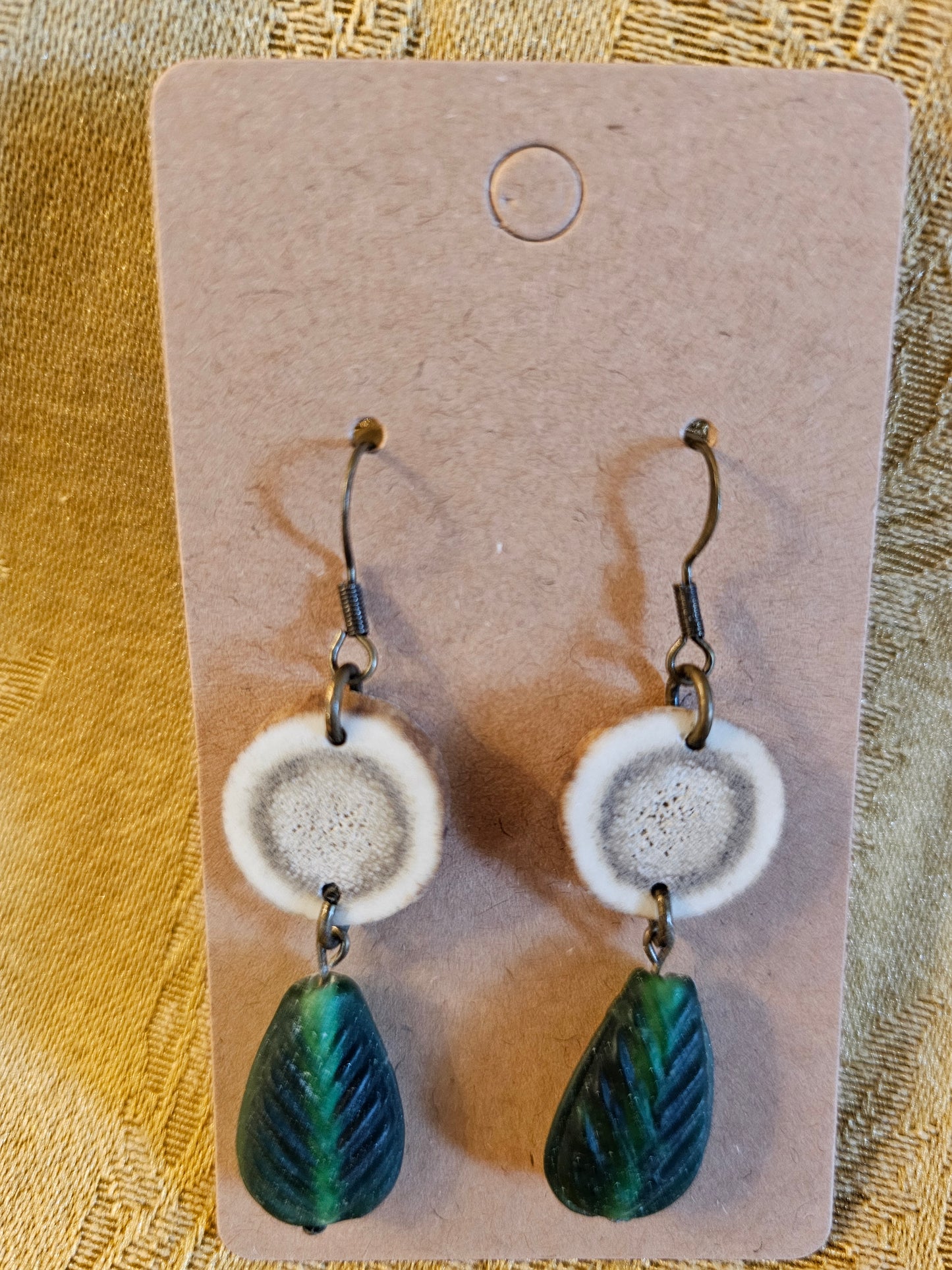 Antler Earrings Handmade