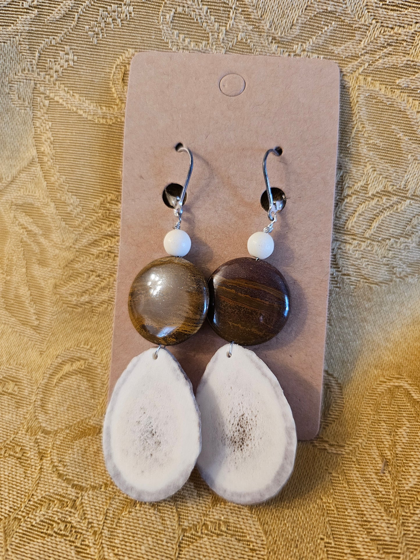 Antler Earrings Handmade