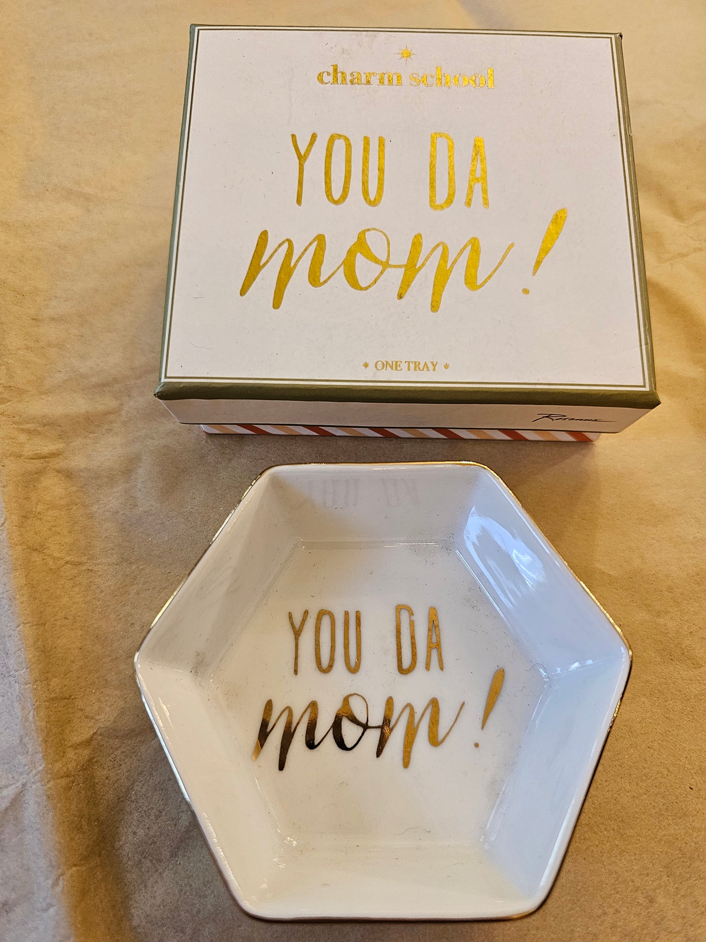 "You Da Mom" Gift-Trinket Tray