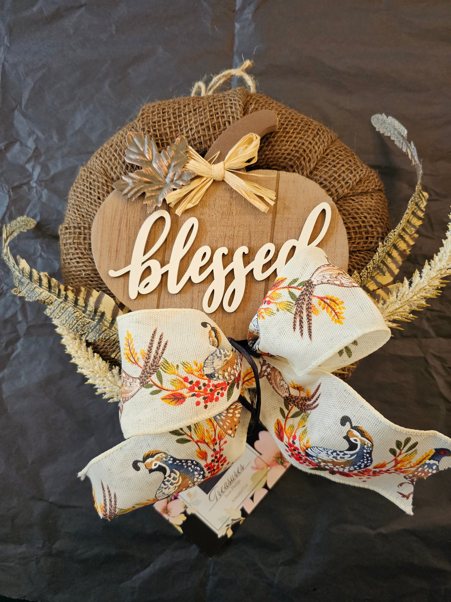 Fall Wreath 10 inch