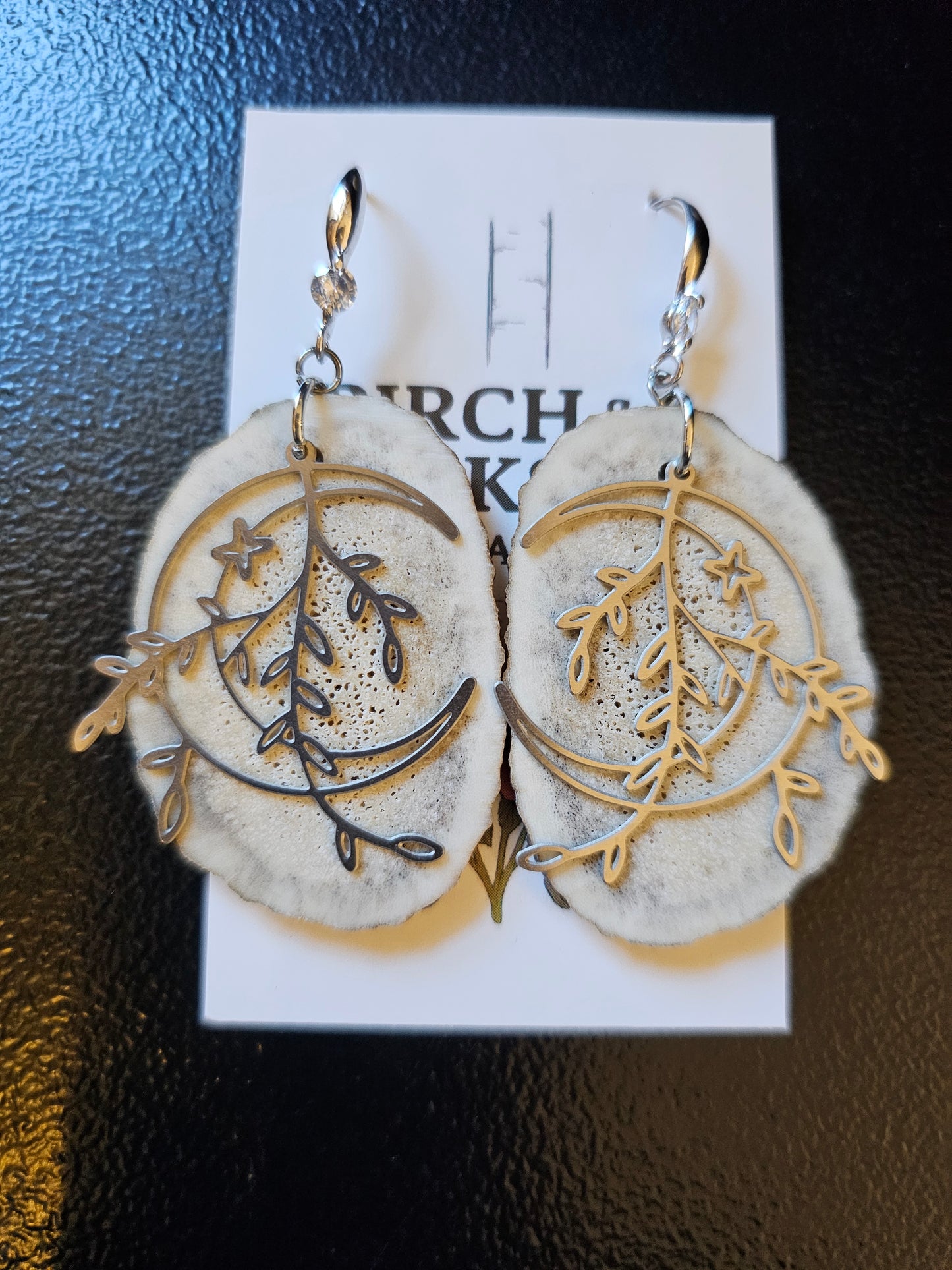 Antler Earrings Handmade