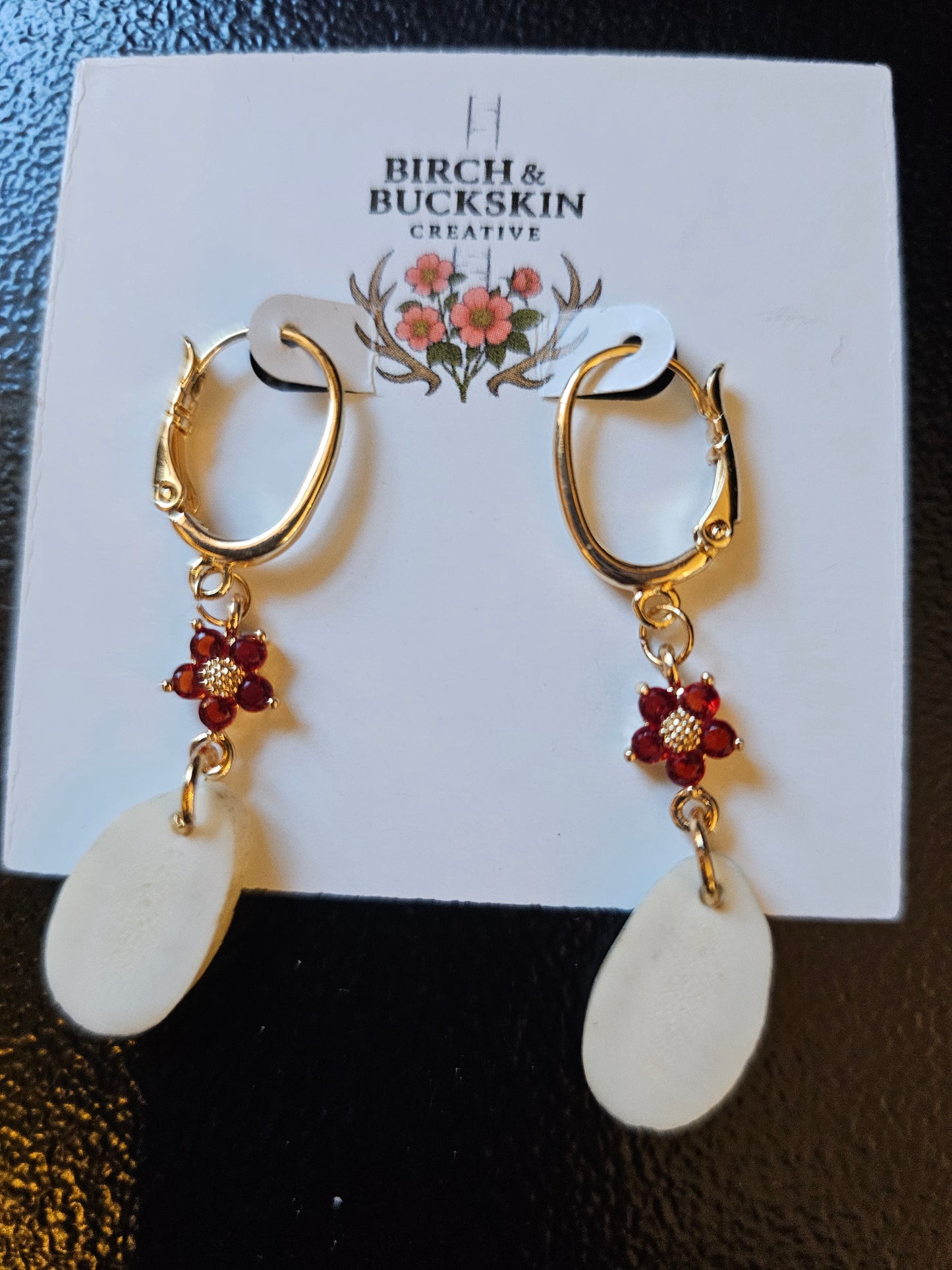 Antler Earrings Handmade