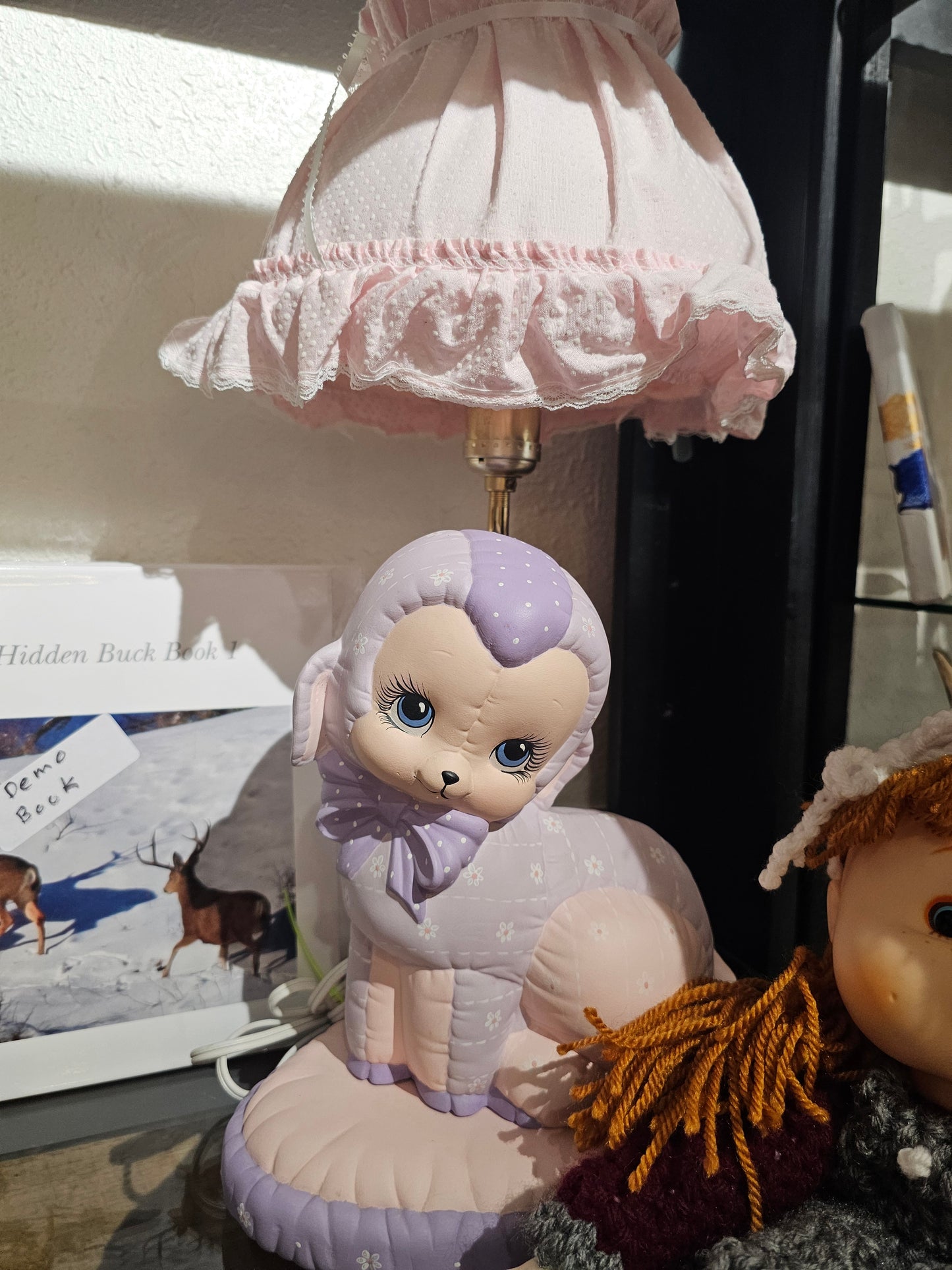 Ceramic Lamb Lamp Baby's Room