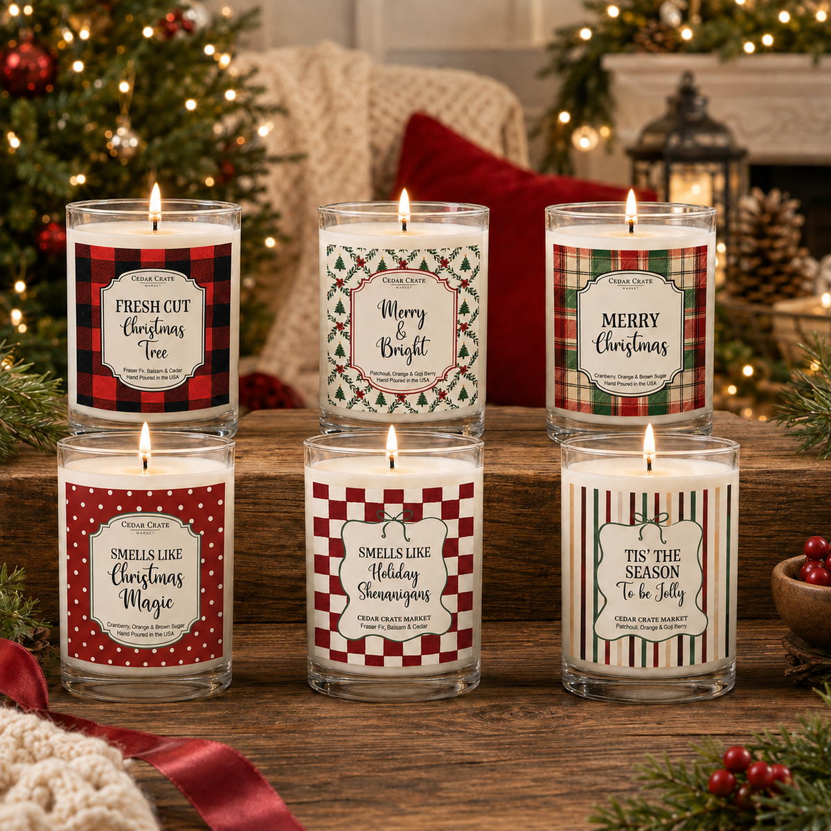 Funny Christmas Candles - Smells Like Christmas Magic Soy
