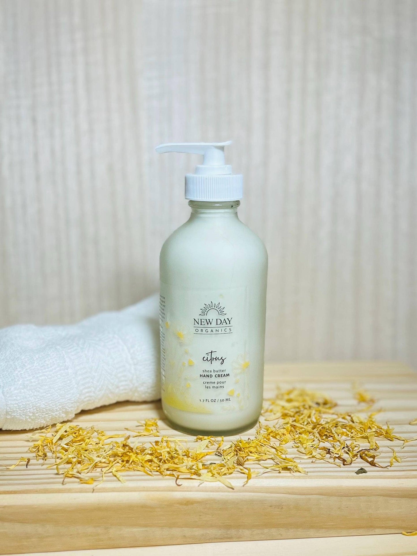 Shea Butter | Hand & Body Cream | Frosted Glass Bottle