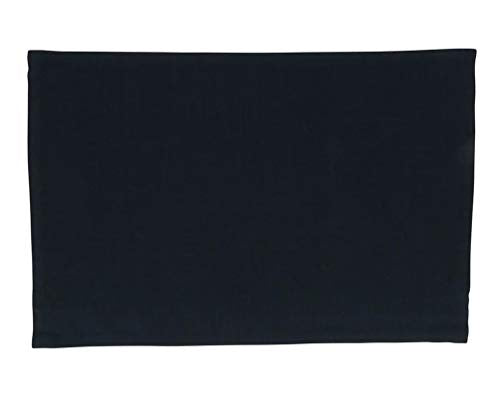 Contemporary Stripe Border Design 100% Cotton Table Placemats 13" W x 19" L, Set of 4 — table setting accent for dining and special occasions seasonal decorating choice