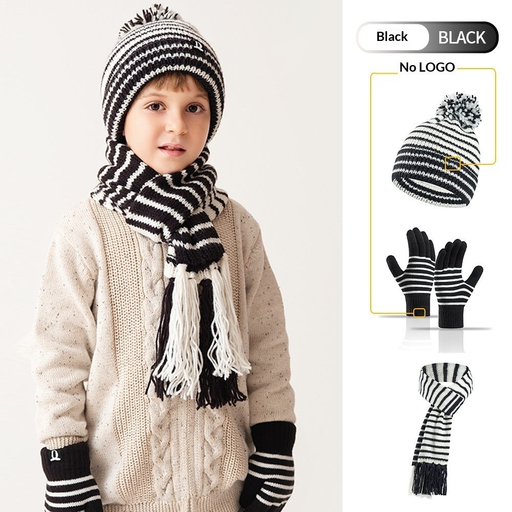 Cross-border Exclusive Childrens Knit Warm Hats Woolen Hats For Kids