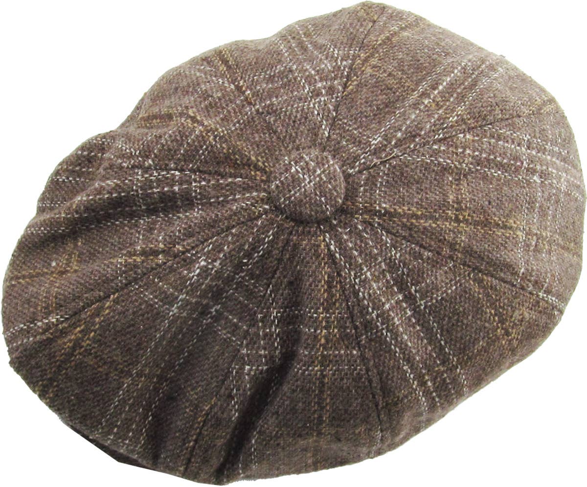 Plaid Button Ascot