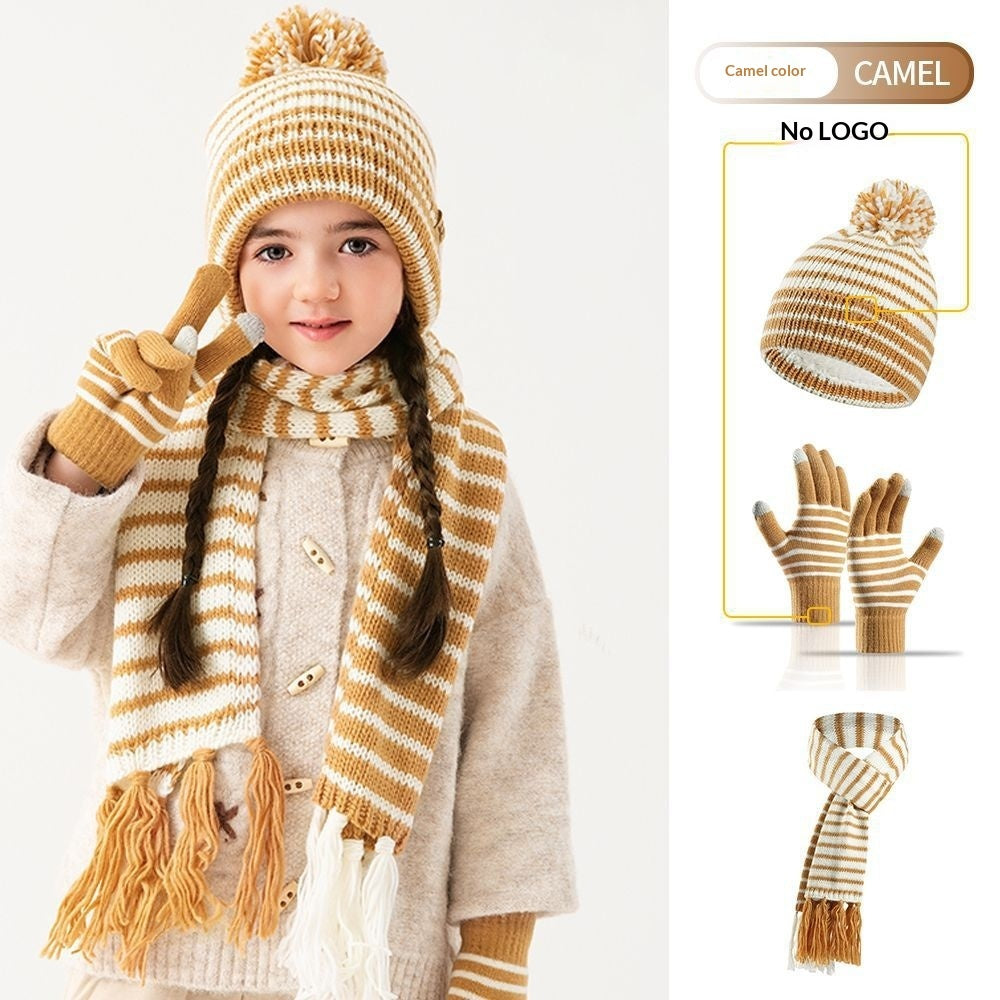 Cross-border Exclusive Childrens Knit Warm Hats Woolen Hats For Kids