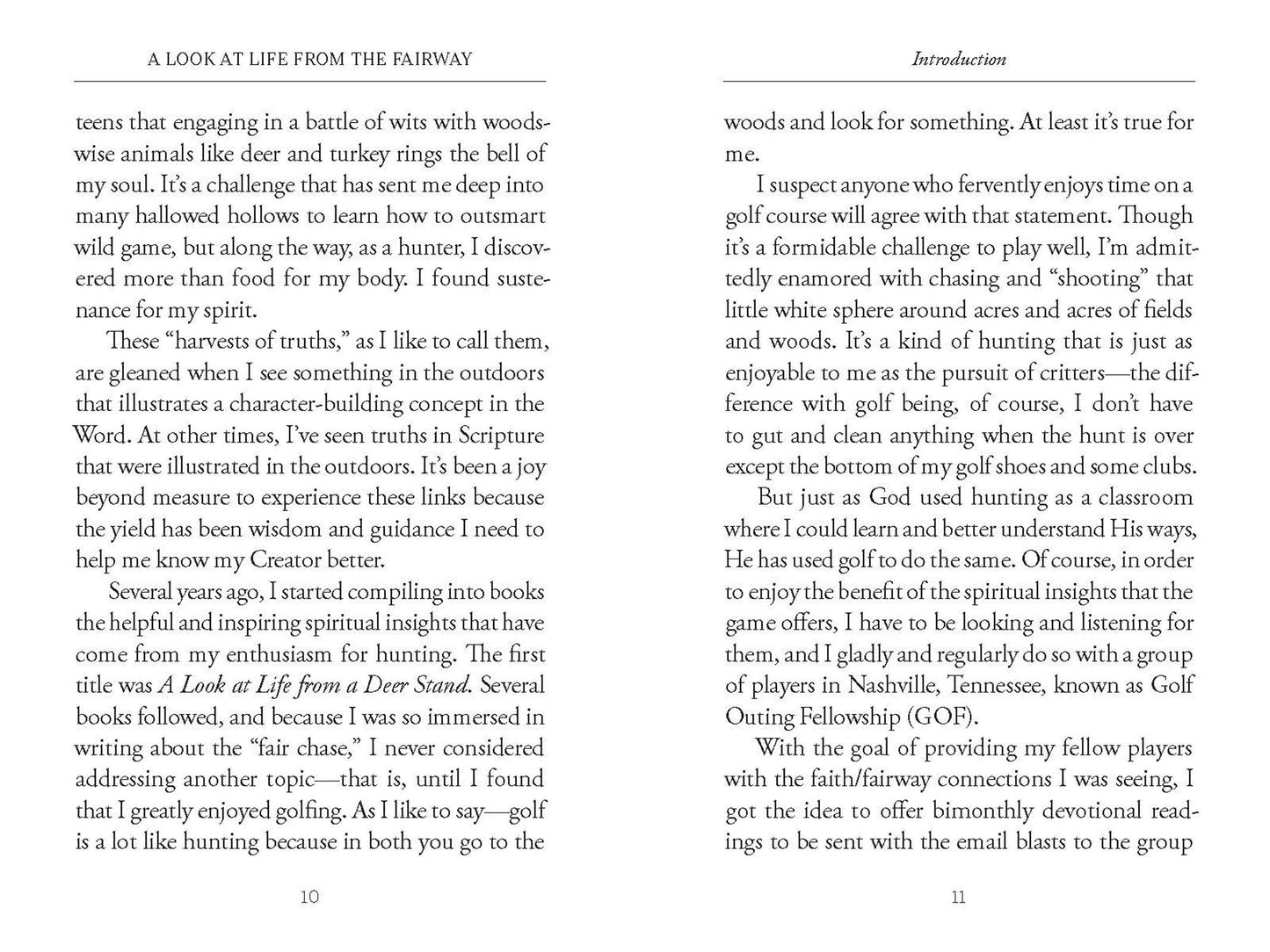 A Look at Life from the Fairway - Book