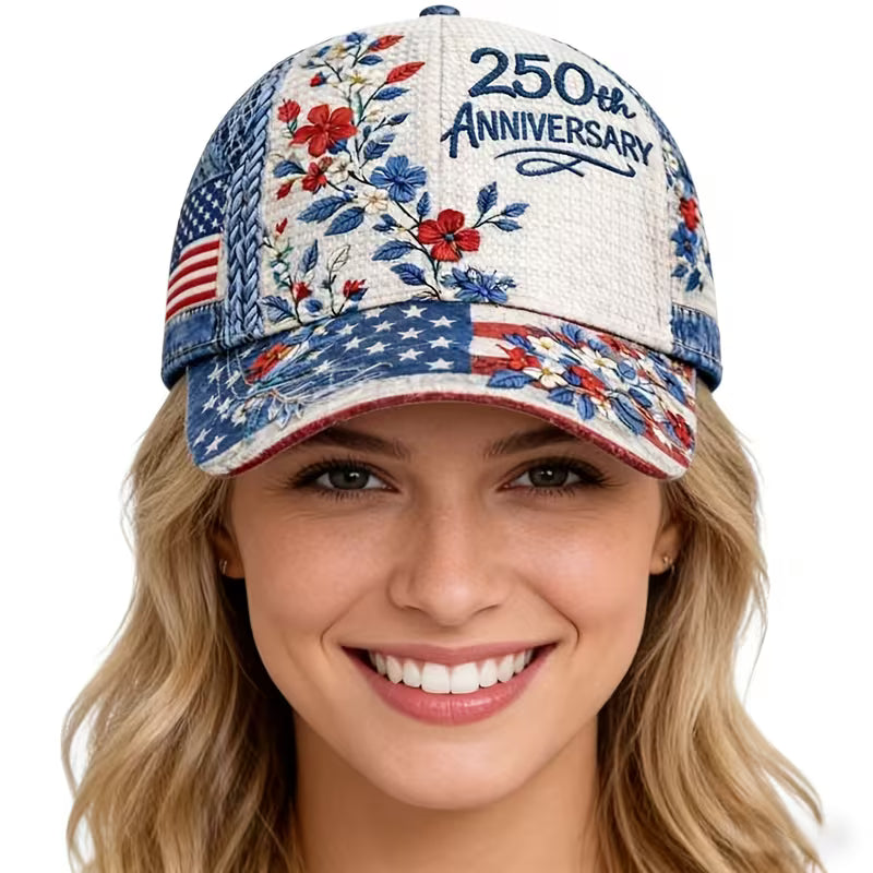 USA 250th Anniversary 3D Baseball Cap