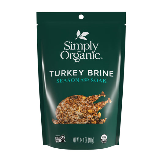Turkey & Poultry Brine Seasoning, Certified Organic, 14.1 Oz