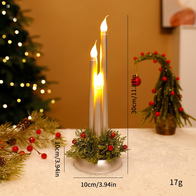 LED Electronic Candle Christmas Decorations