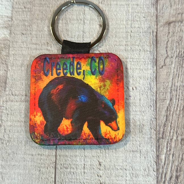 Key Ring - Watercolor Bear