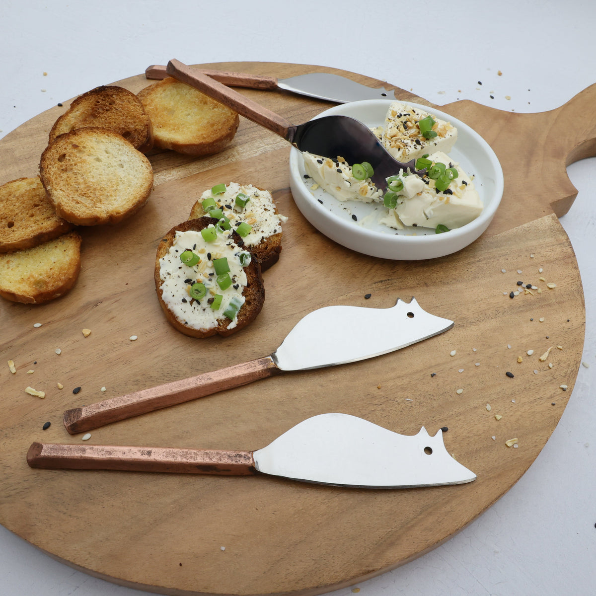 PLATEAU RATONCITO CHEESE SPREADER/KNIFE 4 PC. SET