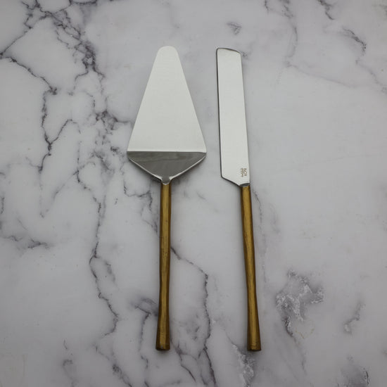 CAMELLIA CAKE SERVER 2 PC. SET