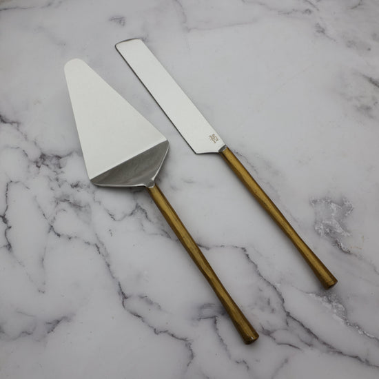 CAMELLIA CAKE SERVER 2 PC. SET