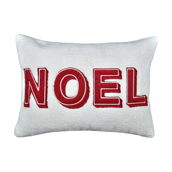 Noel Christmas Throw Pillow with Insert