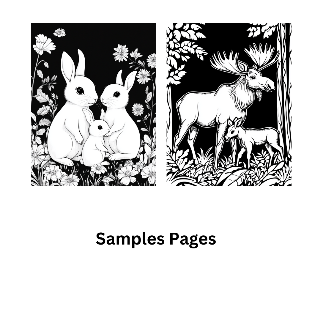 Woodland Wonders A Coloring Book of Cute Wild Forest Animals