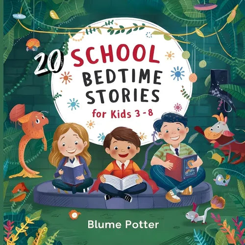 20 School Bedtime Stories For Kids Age 3 - 8 - Paperback