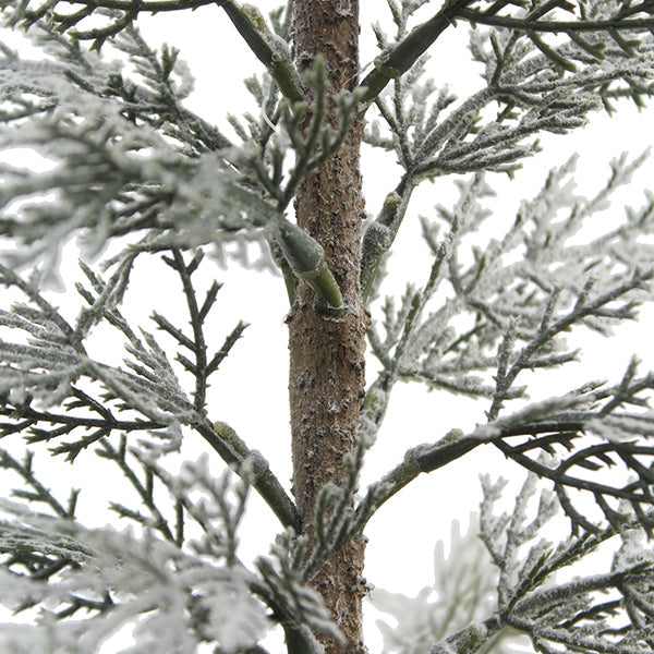 24" / 2' Flocked Cedar Tree Set