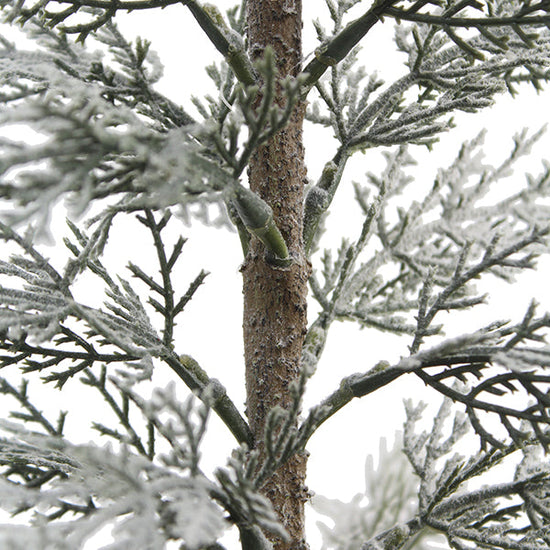24" / 2' Flocked Cedar Tree Set