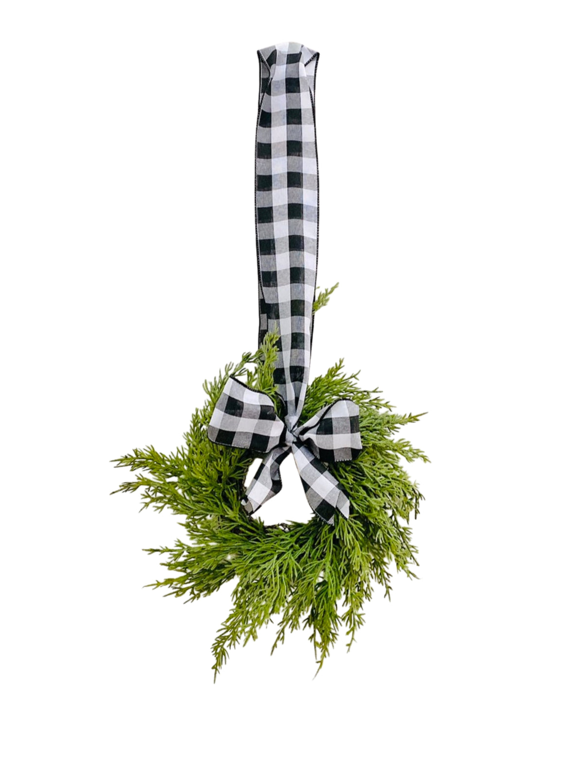 Mini Christmas Cabinet Wreath