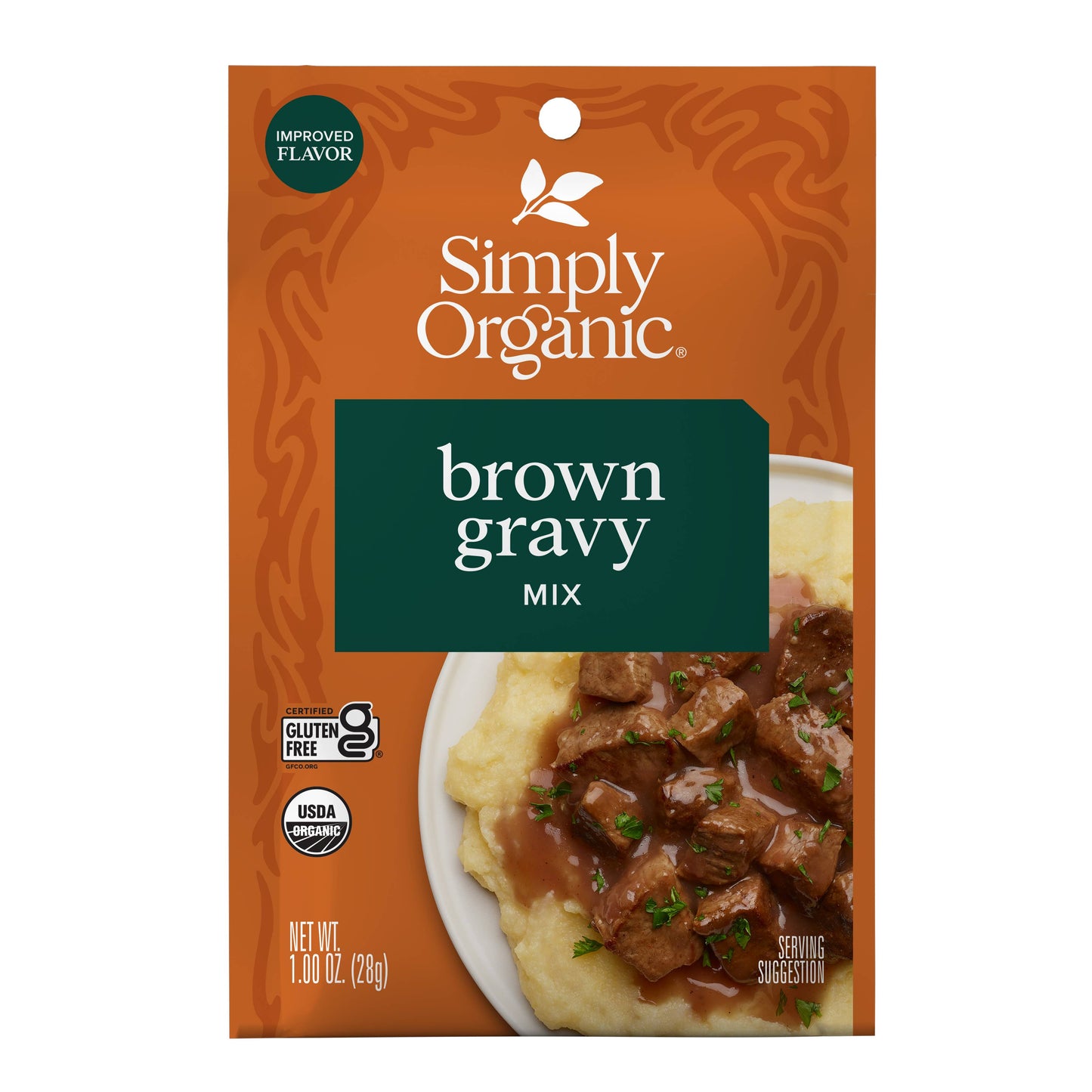 Brown Gravy Mix, Certified Organic, Gluten-Free, 1 Oz