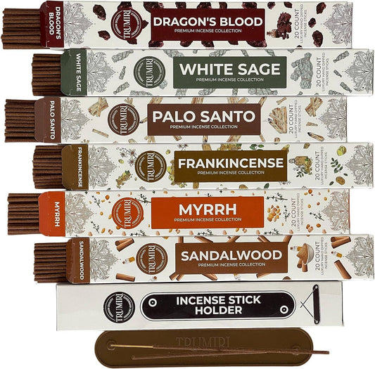 Woody Incense Sticks Variety Pack - Total 120 Incense Sticks