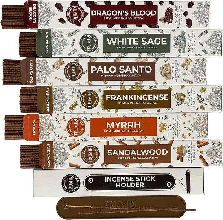 Woody Incense Sticks Variety Pack - Total 120 Incense Sticks