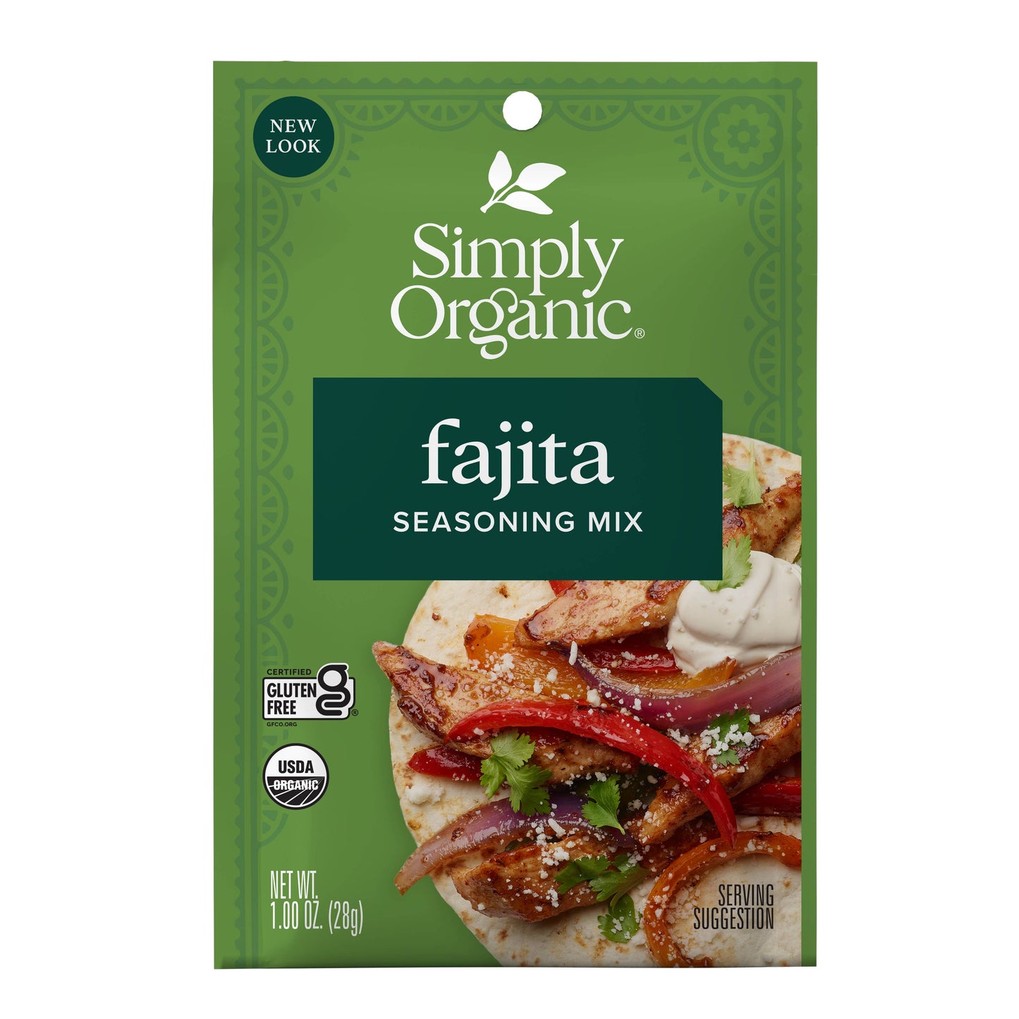 Fajita Seasoning Mix, Certified Organic, Gluten-Free, 1 Oz