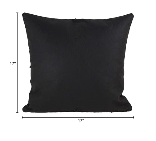 Sara's Garden Petal Decorative Throw Pillow. 17 Inch Square.