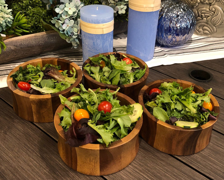 Individual Salad Bowl x 4- 328A4