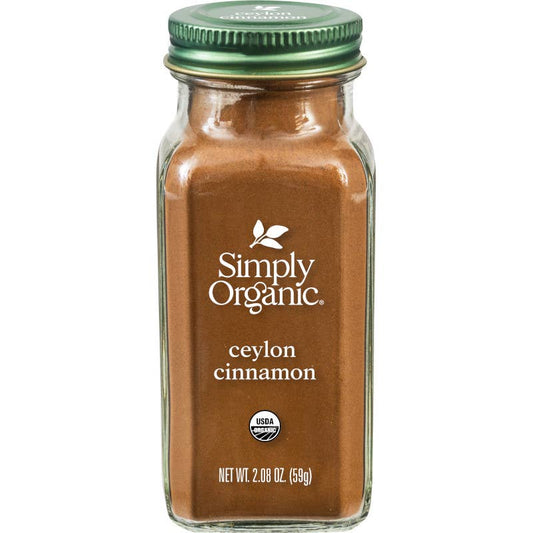 Cinnamon (Pure Ceylon), Certified Organic, Vegan, 2.08 oz