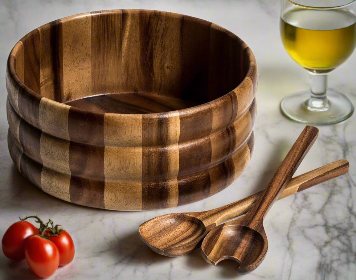 Extra Large Salad Bowl with Servers - 330C3