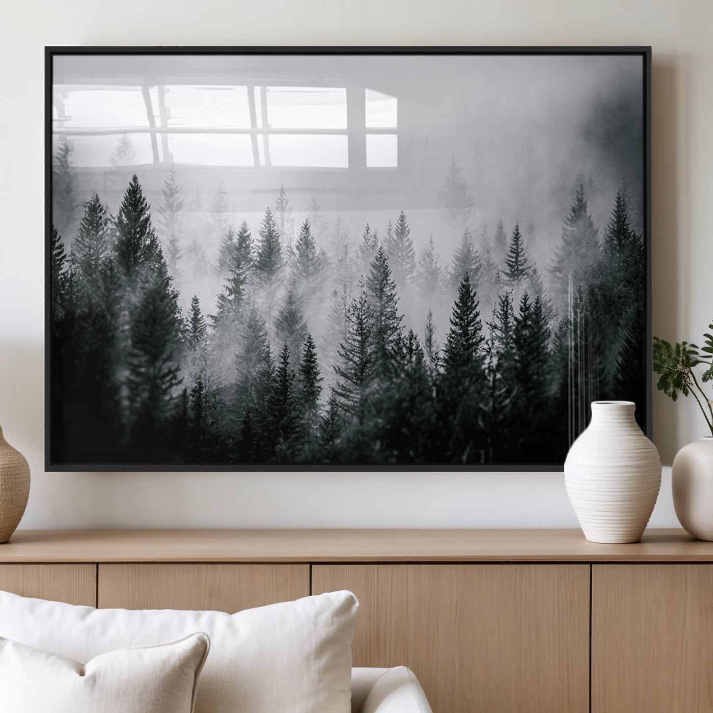 Elk Photography Wall Art Canvas Print, Framed Mountain