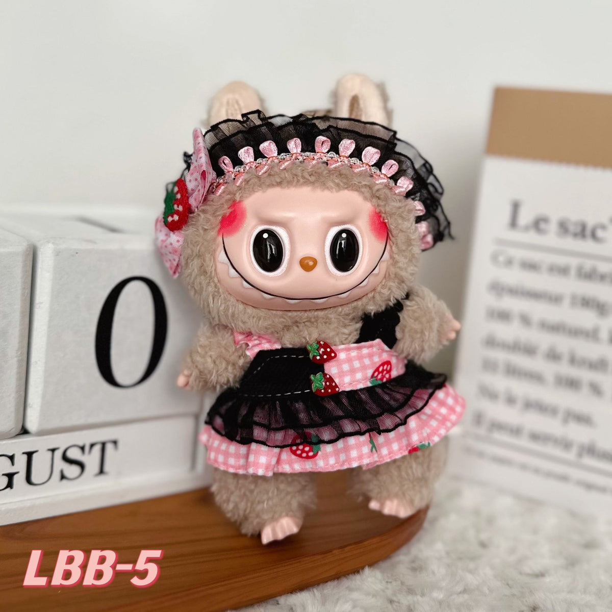 [Clothes Only]15-17 cm Labubu Sitting Party Doll Clothes Cute Set Clothes