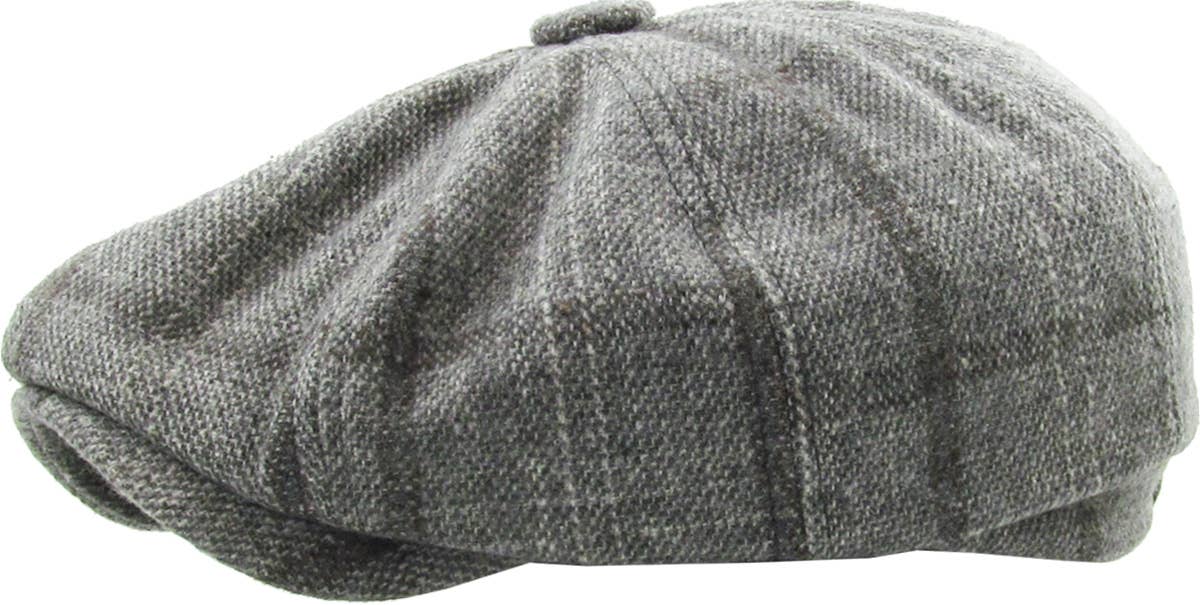 Plaid Button Ascot