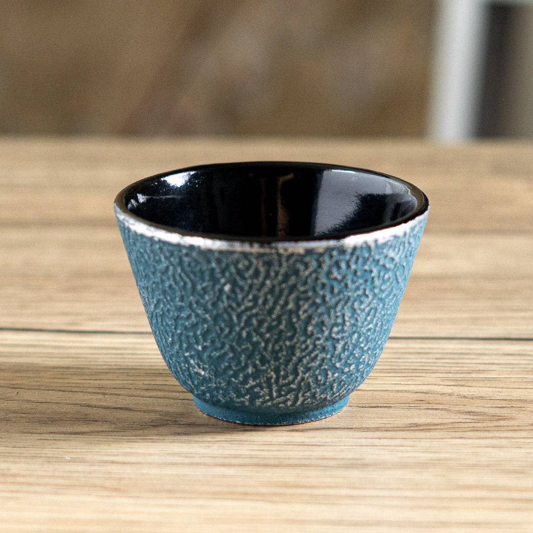 3oz Blue Cast Iron Tea Cup (1/36)