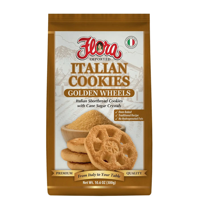 Golden Wheels - Italian Shortbread Cookies - 10.6 oz