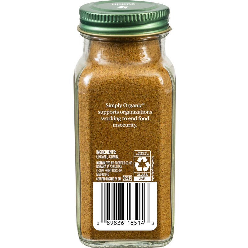 Simply Organic Cumin Seed, Certified Organic